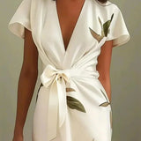 Aurya | Elegant Crossover Dress