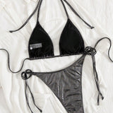 Sijajni Halter Seksi Bikini Set