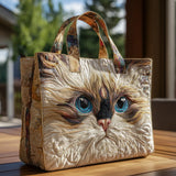 Artisanal Bag - Blue-Eyed White Cat