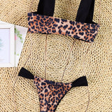 Plesni brez naramnic Push Up bikini komplet