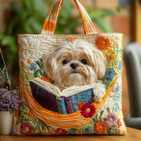 Sack Artizanal - Shih Tzu, knjige in cvetje