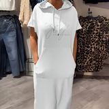 Sásquia - Casual obleka s kapuco