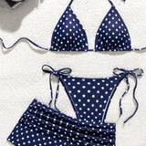 Set za plavanje s pikami, slim fit, tri kose