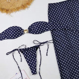 Bandeau krilo s pikami, tri-delni kopalni set