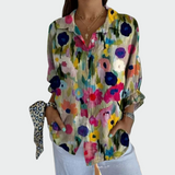 Stylish shirt with floral print