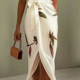 Aurya | Elegant Crossover Dress