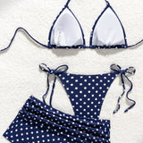 Set za plavanje s pikami, slim fit, tri kose
