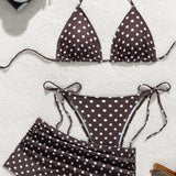 Set za plavanje s pikami, slim fit, tri kose