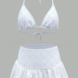 Globok V Halter Zavezan Tridelni Kopalni Set