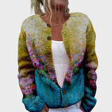 Rita - Jesenski cvetlični cardigan