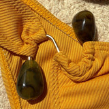 Trden Izrezan Biserasti Bikini Set