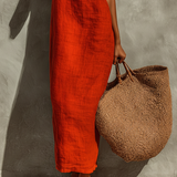 Ženska maxi obleka s tankimi naramnicami | Boho stil in sproščen kroj