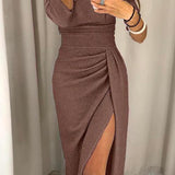 Natália - Chic obleka z odkrito rameni