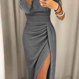 Natália - Chic obleka z odkrito rameni