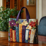 Quilted Tote Bag - Ljubitelji knjig
