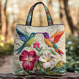 Podložena Torba - Kolibri in Bele Rože