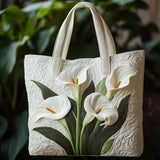 Quilted Artisan Bag - Bele Lilije