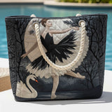 Eleganten ročno izdelan plažni torba balerine