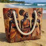 Ročno izdelana plažna torba | Melanin Queens Glow