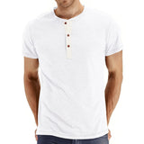 T-Shirt Henley - Mehka Mreža Ovratnik