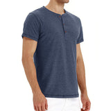 T-Shirt Henley - Mehka Mreža Ovratnik
