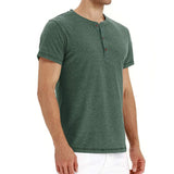 T-Shirt Henley - Mehka Mreža Ovratnik