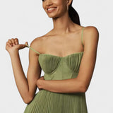 Melissa - Midi Pleated Dress