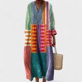 Milena - Boho umetniška obleka" could be rewritten as "Milena - Bohemian Artistic Dress.