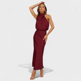 Alba - Satenasta Eleganca Obleka