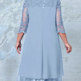 Madalena - Casual Dress with Embroidery