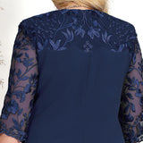 Madalena - Casual Dress with Embroidery