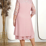 Madalena - Casual Dress with Embroidery