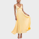Camila - Rumena Maxi Obleka