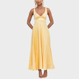 Camila - Rumena Maxi Obleka