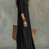 Soline | Maxi obleka z gumbi