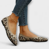 Paula - Čipkasti čevlji z leopardjim vzorcem