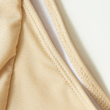 Minimalistični trdni nabran bikini set