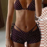 Set za plavanje s pikami, slim fit, tri kose