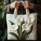 Artisanal Quilted Bag - White Aluminum