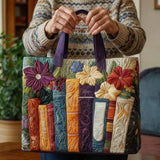 Quilted Tote Bag - Za ljubitelje knjig