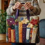 Quilted Tote Bag - Ljubitelji knjig