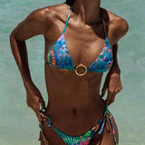 Leopardji Patches Bikini Set