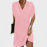 Helena - Elegant Dress with Open Sleeves